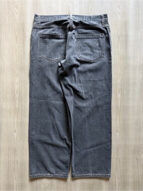 Vintage Y2K Levis Silvertab Faded Black Baggy Denim Sz 34 Grunge Skater